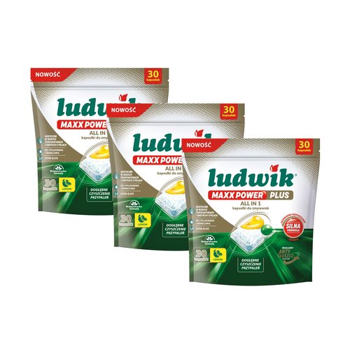 Kapsułki do zmywarek LUDWIK Maxx Power Plus 90 szt.
