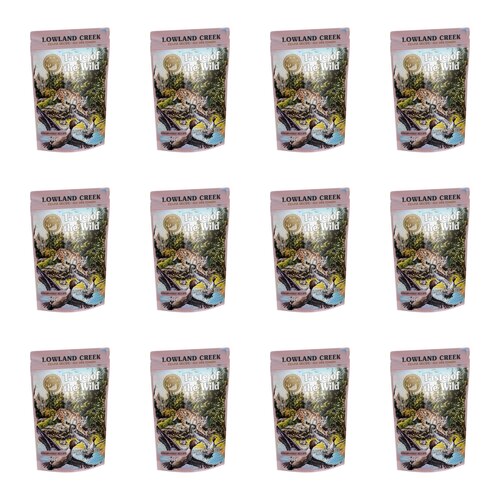 Karma dla kota TASTE OF THE WILD Lowland Creek Indyk z kurczakiem i kaczką w sosie 12 x 85 g