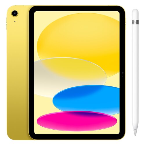 Tablet APPLE iPad 11" 11 gen. 2025 512 GB Wi-Fi Żółty + Rysik APPLE (1. gen) MQLY3ZM/A (z przejściówką Lightning)