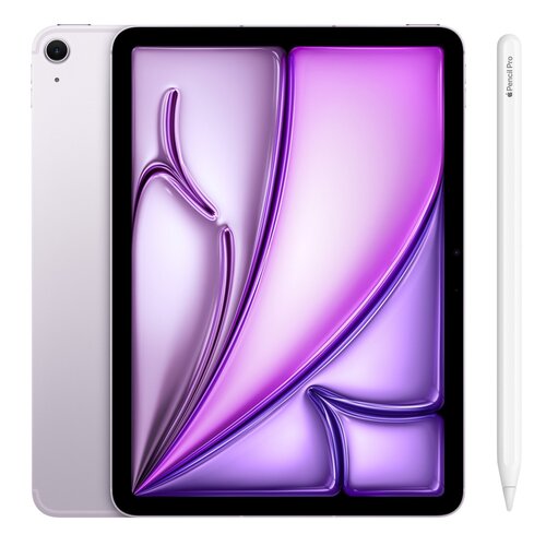 Tablet APPLE iPad Air 11" 7 gen. 2025 128 GB 5G Wi-Fi Fioletowy + Rysik APPLE Pencil Pro