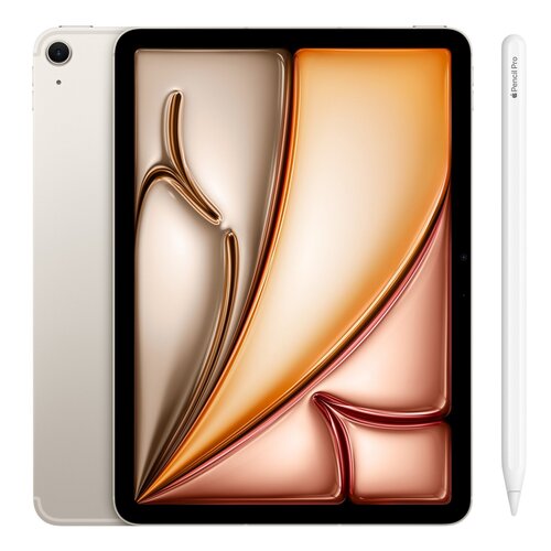 Tablet APPLE iPad Air 11" 7 gen. 2025 512 GB 5G Wi-Fi Księżycowa poświata + Rysik APPLE Pencil Pro