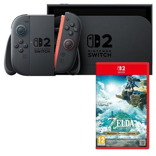 Konsola NINTENDO Switch 2 Czarny + The Legend Of Zelda: Tears Of The Kingdom Gra NINTENDO SWITCH 2