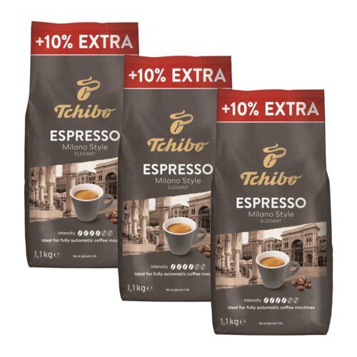 Kawa ziarnista TCHIBO Espresso Milano Style 3 x 1.1 kg