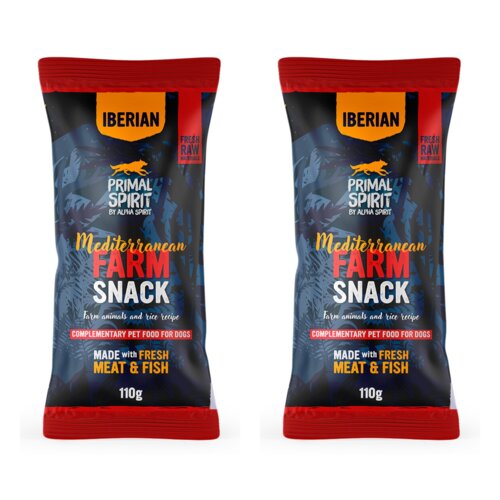Przysmak dla psa PRIMAL SPIRIT Iberian Mediterranean Farm 2 x 110 g