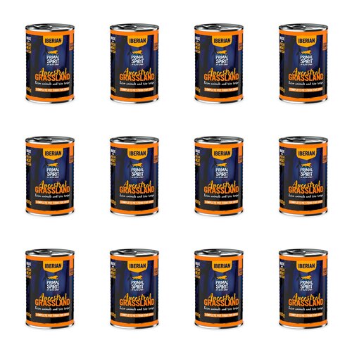 Karma dla psa PRIMAL SPIRIT Iberian Ancestral Grassland 12 x 400 g