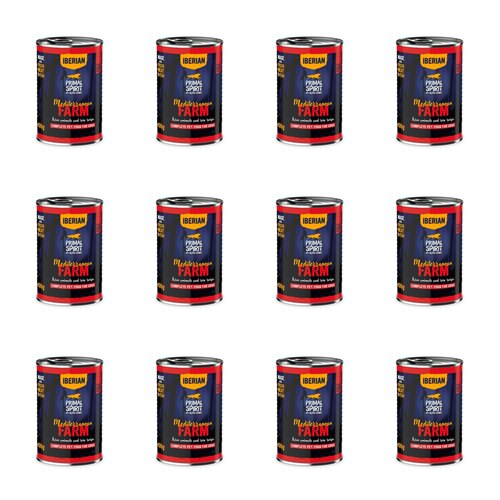 Karma dla psa PRIMAL SPIRIT Iberian Mediterranean Farm 12 x 400 g