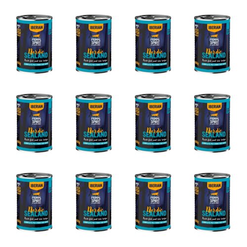 Karma dla psa PRIMAL SPIRIT Iberian Nordic Sealand 12 x 400 g