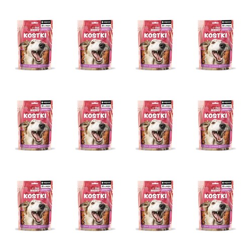 Przysmak dla psa PAN MIĘSKO Kostki Jagnięcina 12 x 100 g