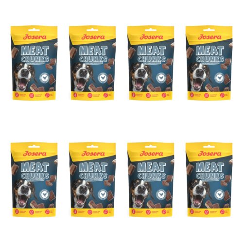 Przysmak dla psa JOSERA Meat Chunks Kurczak 8 x 70 g