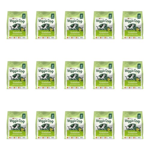 Karma dla psa GREEN PETFOOD VeggieDog Grain Free Adult z ziemniakami i groszkiem 15 x 900 g