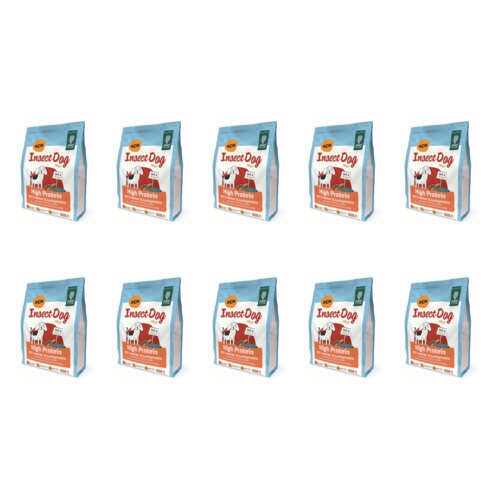 Karma dla psa GREEN PETFOOD InsectDog High Protein Adult 10 x 900 g