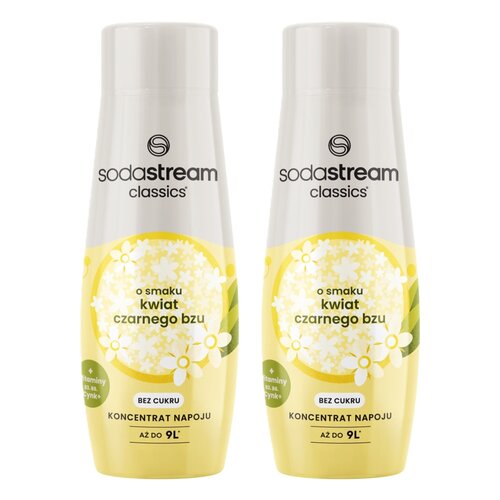 Syrop do saturatorów SODASTREAM Kwiat bzu 2 x 440 ml bez cukru