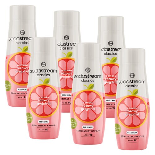Syrop do saturatorów SODASTREAM Grejpfrut Zero 6 x 440 ml bez cukru