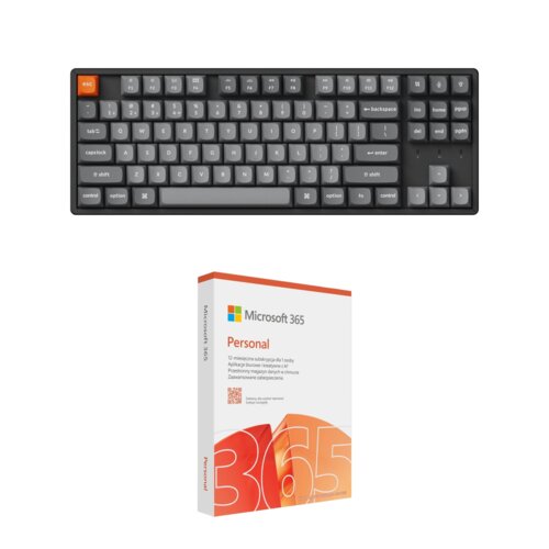 Klawiatura Keychron K8 Max QMK Wireless Super Banana Switch + Program MICROSOFT 365 Personal