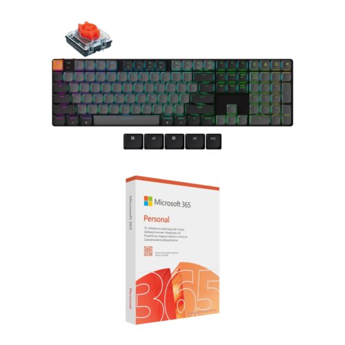 Klawiatura KEYCHRON K5X-H1 + Program MICROSOFT 365 Personal
