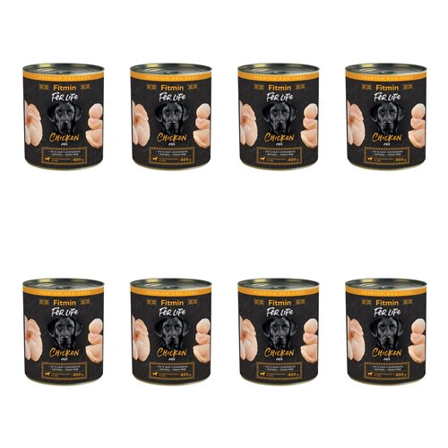 Karma dla psa FITMIN For Life Kurczak 8 x 800 g