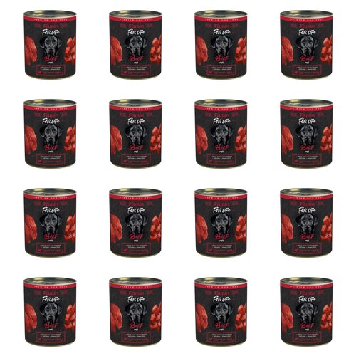 Karma dla psa FITMIN For Life Wołowina 16 x 800 g