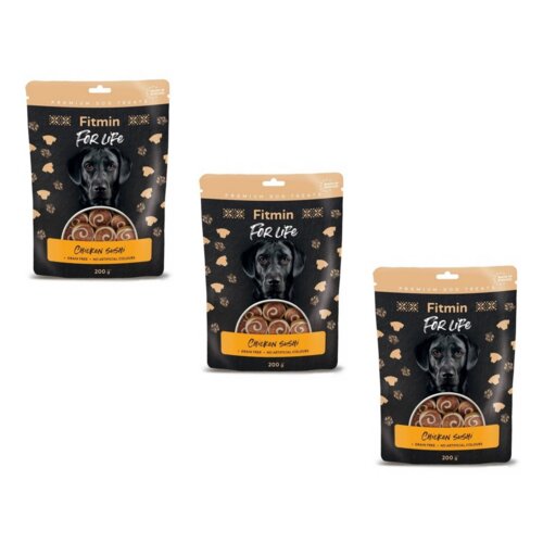 Przysmak dla psa FITMIN For Life Treat Sushi z kurczakiem 3 x 200 g