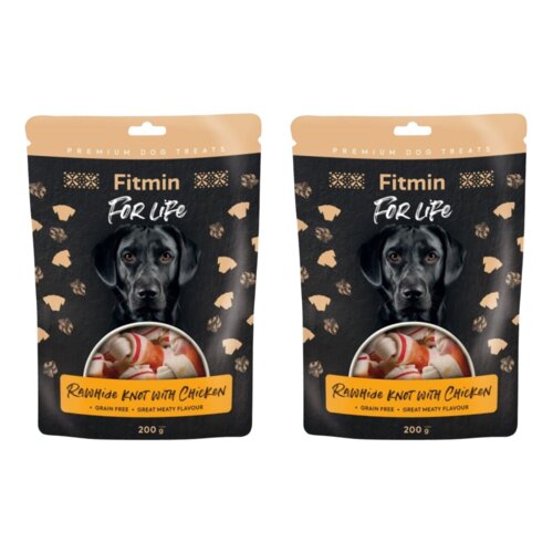 Przysmak dla psa FITMIN For Life Treat Skóra wołowa 2 x 200 g