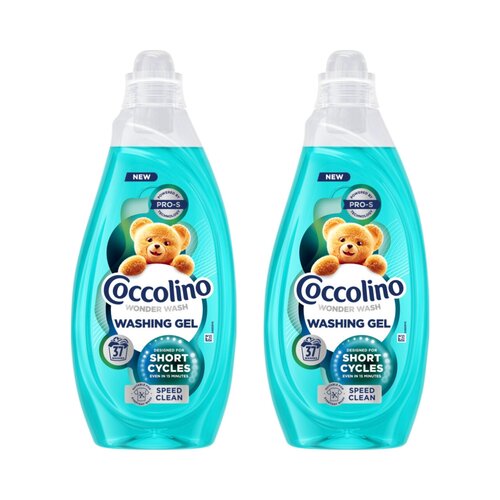 Żel do prania COCCOLINO Wonder Wash Speed Clean 2 x 1485 ml