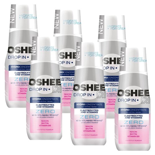 Hydrokoncentrat OSHEE Zero elektrolity i witaminy 6 x 500 ml