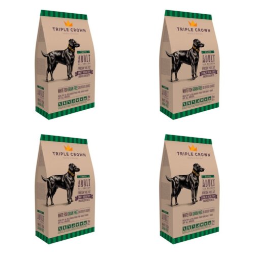 Karma dla psa TRIPLE CROWN Tasteful Grain Free Biała ryba 4 x 3 kg