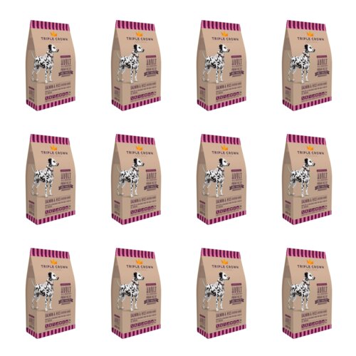 Karma dla psa TRIPLE CROWN Sensitive Dog Łosoś z ryżem 12 x 3 kg