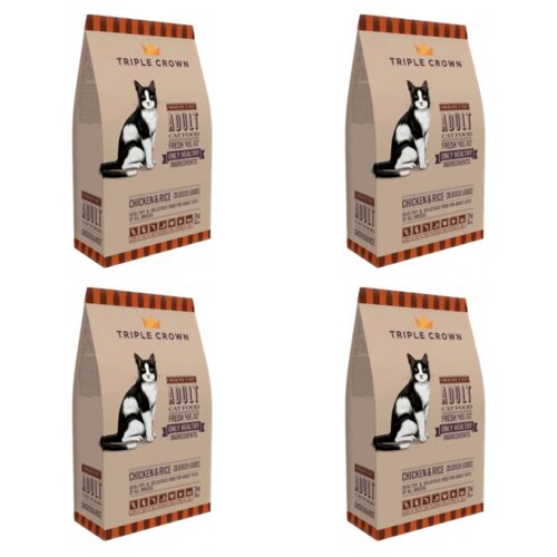 Karma dla kota TRIPLE CROWN Housy Cat 4 x 2 kg