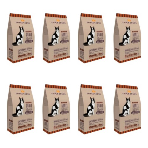 Karma dla kota TRIPLE CROWN Housy Cat 8 x 2 kg
