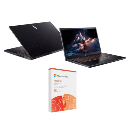 Laptop ACER Nitro V 15 ANV15-52-99DS 15.6" IPS 165Hz i9-13900H 16GB RAM 512GB SSD GeForce RTX5060 DLSS 4 Windows 11 Home + Program MICROSOFT 365 Personal