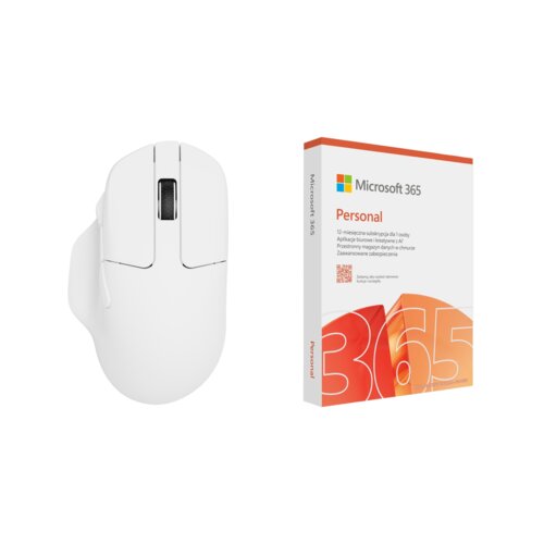Mysz KEYCHRON M7-A3 Biały + Program MICROSOFT 365 Personal