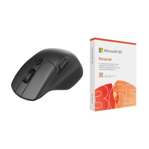 Mysz KEYCHRON M6-A1 Czarny + Program MICROSOFT 365 Personal