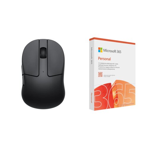 Mysz KEYCHRON M4-A4 Czarny + Program MICROSOFT 365 Personal