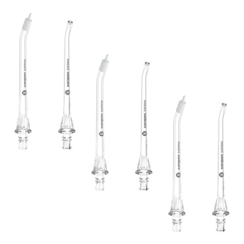 Oryginalna końcówka do irygatora PHILIPS HX3072/00 (6 szt.) (Czyszczenie trudno dostępnych miejsc)