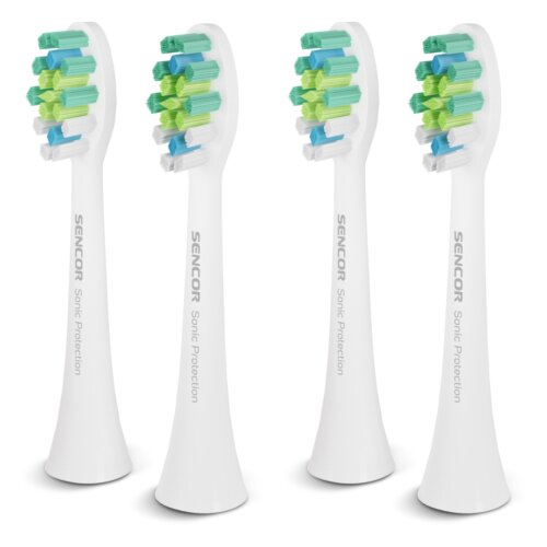 Oryginalna końcówka szczoteczki SENCOR SOX 101 (4 szt.) (Usuwa przebarwienia)