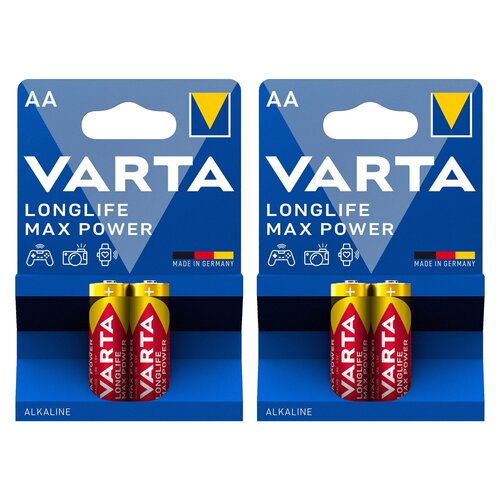 Baterie AA LR6 VARTA Longlife Max Power (4 szt.)