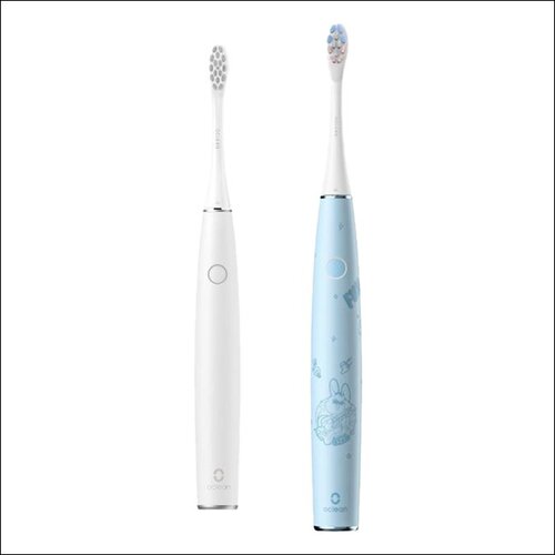 Szczoteczka soniczna OCLEAN Air 2 Biały + Szczoteczka soniczna OCLEAN Kids C01000362 Niebieski