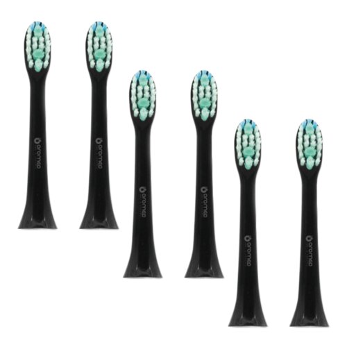 Oryginalna końcówka szczoteczki OROMED Oro-Brush Czarny (6 szt.) (Usuwanie przebarwień)