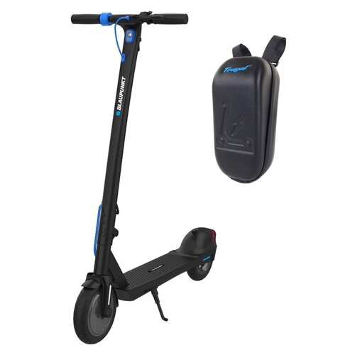 Hulajnoga elektryczna BLAUPUNKT ESC608 20km 250W 8.5" Czarny + Torba na kierownicę FRUGAL V21