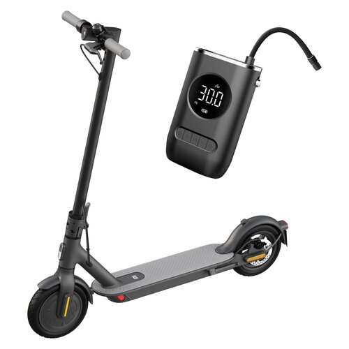 Hulajnoga elektryczna XIAOMI Mi Essential 20km 250W 8.5" Czarny + Pompka rowerowa BECOOL BC-PP2508
