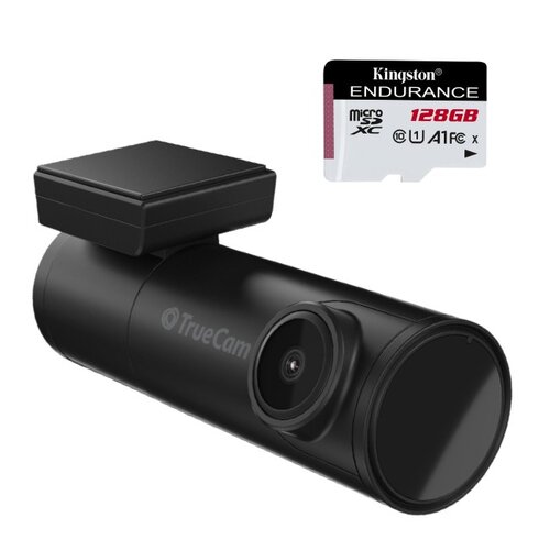Wideorejestrator TRUECAM H7 Czarny + Karta pamięci KINGSTON Endurance microSDXC 128GB