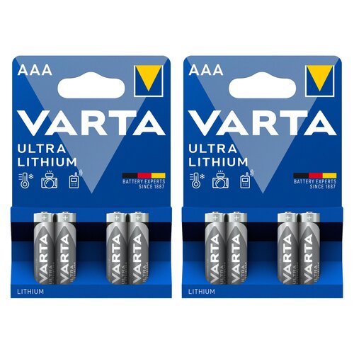 Baterie AAA LR3 VARTA Ultra Lithium (8 szt.)