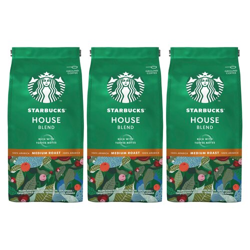 Kawa mielona STARBUCKS House Blend Arabica 3 x 0.2 kg