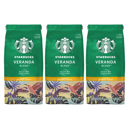 Kawa mielona STARBUCKS Veranda Blend Blonde Arabica 3 x 0.2 kg