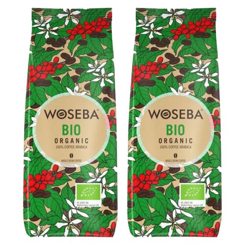 Kawa ziarnista WOSEBA Bio Organic Arabica 2 x 0.5 kg