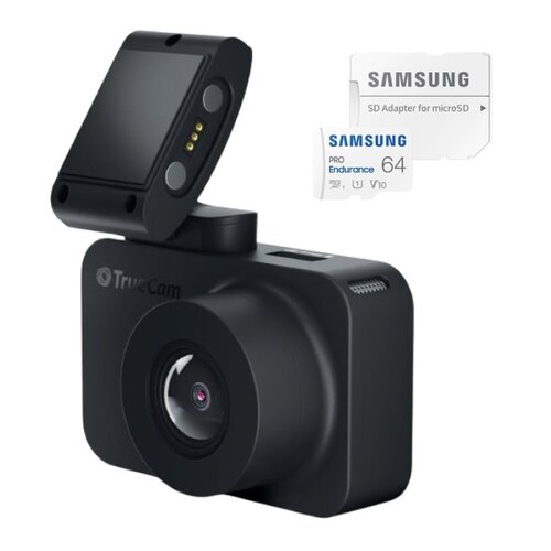 Wideorejestrator TRUECAM M5 + Karta pamięci SAMSUNG Pro Endurance microSDXC 64GB + Adapter
