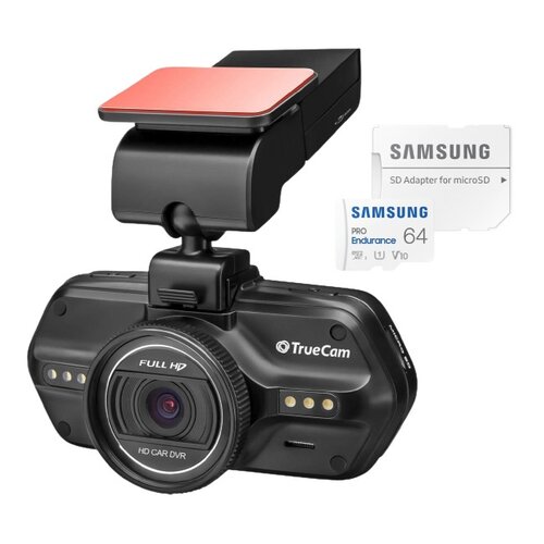 Wideorejestrator TRUECAM A7s + Karta pamięci SAMSUNG Pro Endurance microSDXC 64GB + Adapter