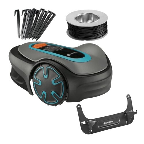 Robot koszący GARDENA Sileno Minimo 250 15201-32 + Uchwyt naścienny GARDENA 4045-60