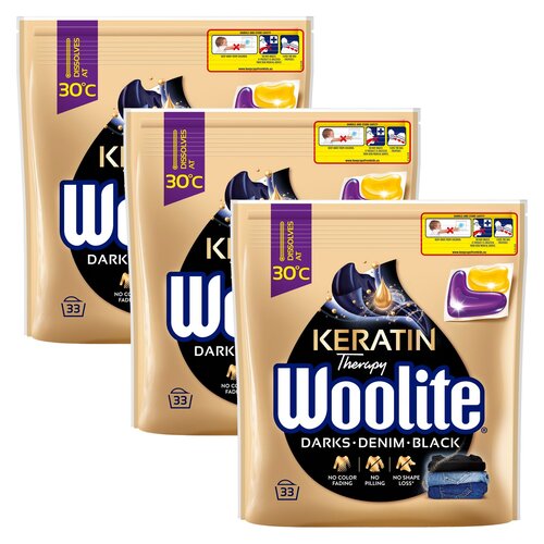 Kapsułki do prania WOOLITE Żelowe z kreatyną 99 szt.