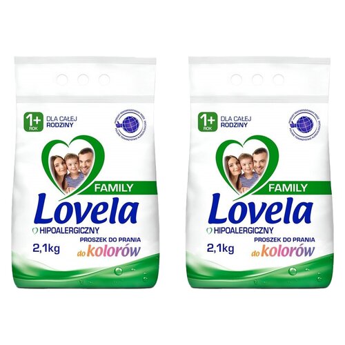 Proszek do prania LOVELA Family Color 2 x 2.1 kg
